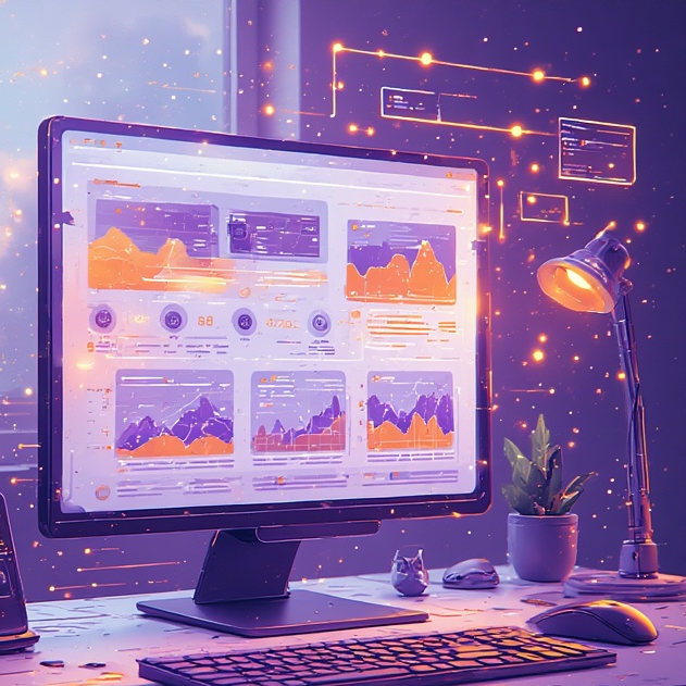 Homepage Baukasten mit KI, Symbolbild